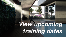 google sketchup and shaderlight training dates