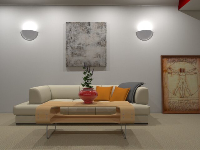 preset scenes shaderlight for sketchup 3d rendering technology