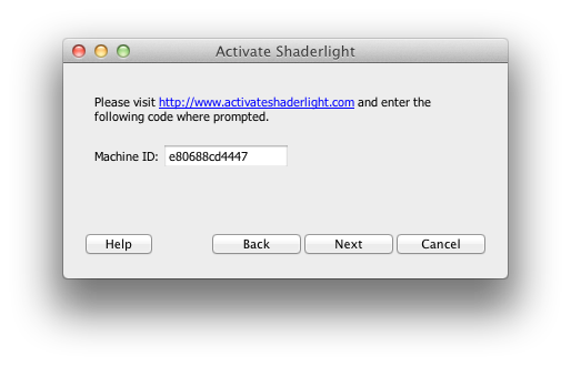 Copy the Machine ID number Copy the Machine ID number