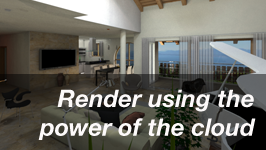 cloud rendering in shaderlight for sketchup